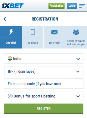 1xbet app login