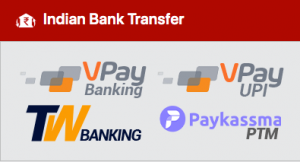 betting bank transfers