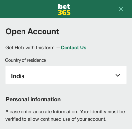 bet365 open account offer