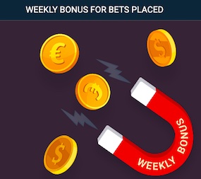 1xbet Weekly Bonus for Bets Placed