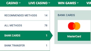 Betwinner Payment Methods