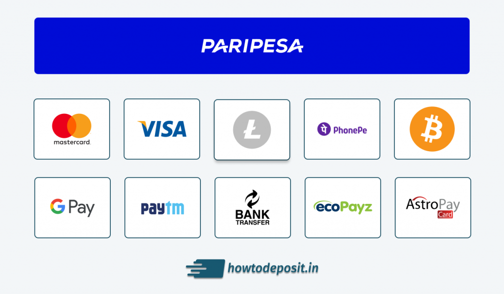 paripesa-deposit-methods