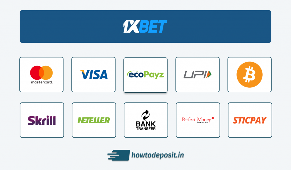 1xbet payment methods