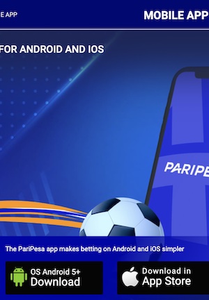 Paripesa App Deposits 2022