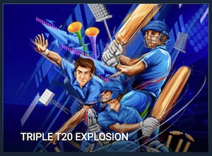 1xbet Triple T20 explosion promotion