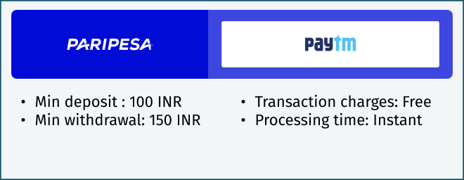 Paripesa paytm payments