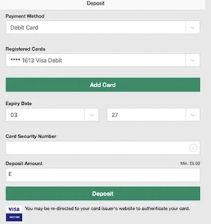 ekbet debit card deposits