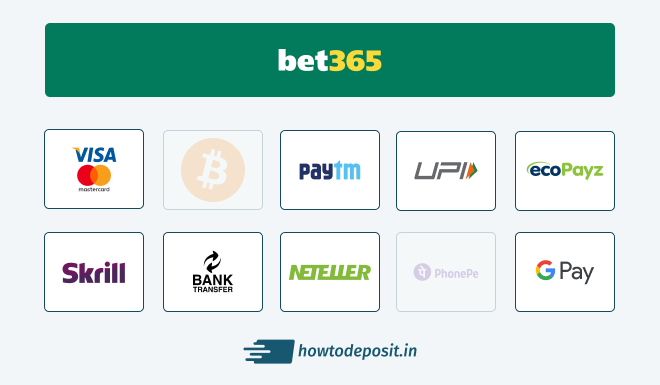 bet365 deposit options