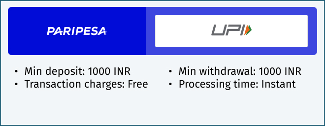 paripesa upi deposit