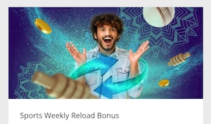 10cric weekly reload bonus