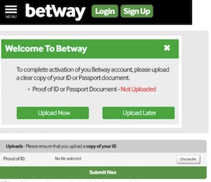 betway verification