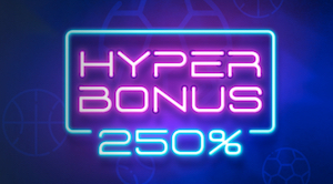 1xBet 250% Hyper Bonus