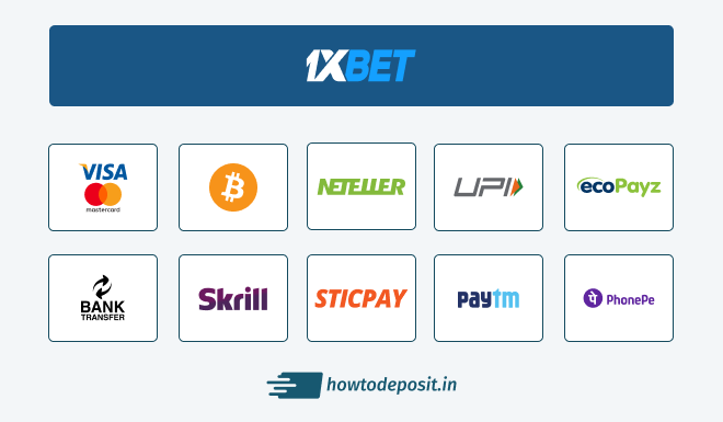 1xbet deposit methods
